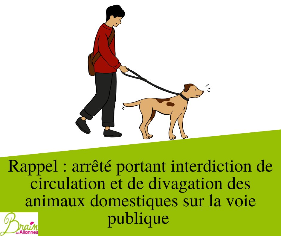 Rappel : ARRETE PORTANT INTERDICTION DE CIRCULATION ET DE DIVAGATION DES ANIMAUX DOMESTIQUES SUR LA VOIE PUBLIQUE Rappel : ARRETE PORTANT INTERDICTION DE CIRCULATION ET DE DIVAGATION DES ANIMAUX DOMESTIQUES SUR LA VOIE PUBLIQUE