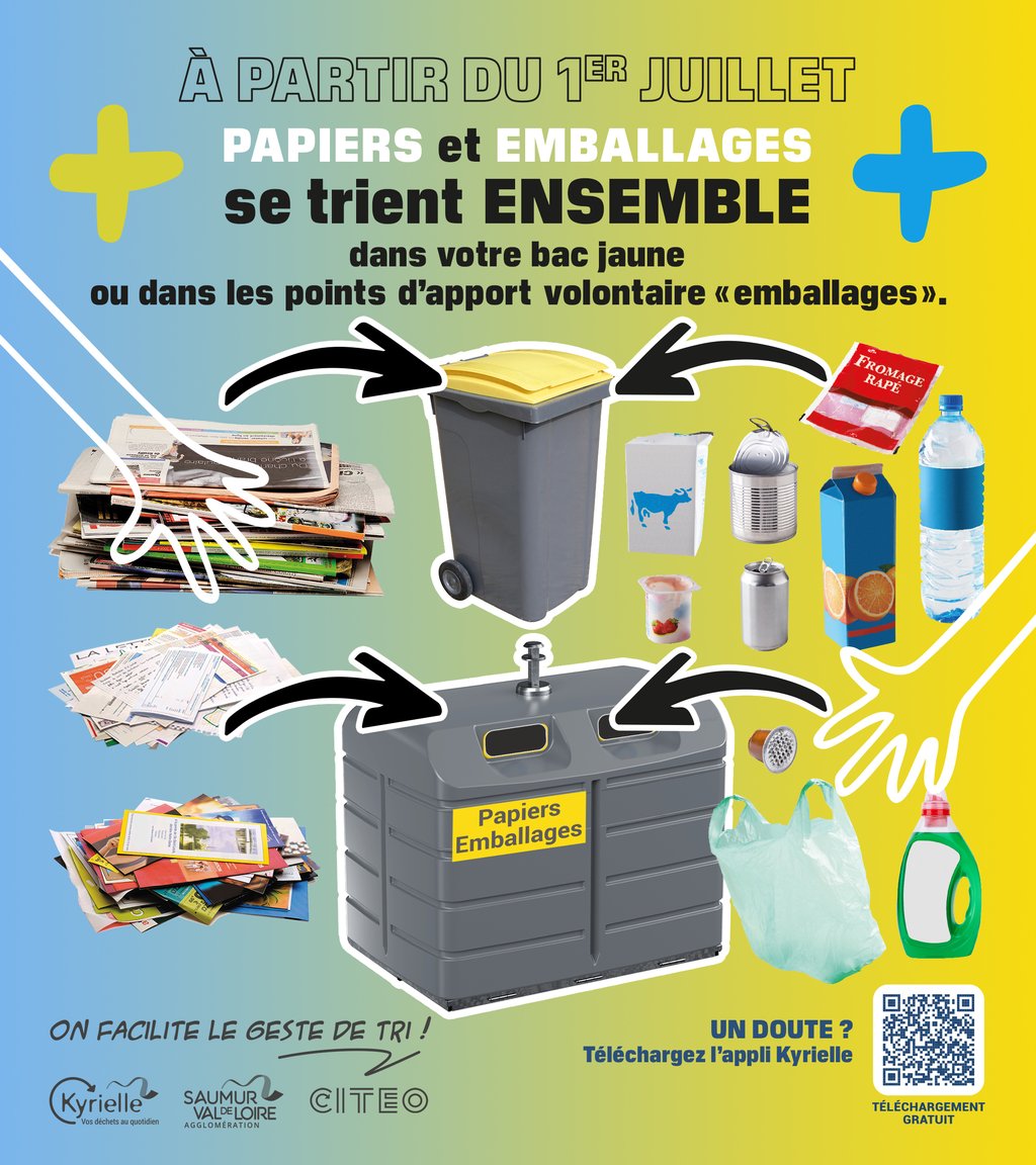 DÉCHETS MÉNAGERS - Changement des modalités de collecte du papier à partir du 1er juillet 🚮 DÉCHETS MÉNAGERS - Changement des modalités de collecte du papier à partir du 1er juillet 🚮
