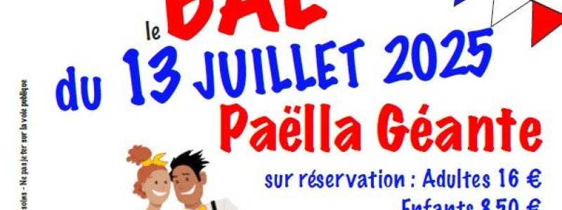 BAL DU 13 JUILLET 2025