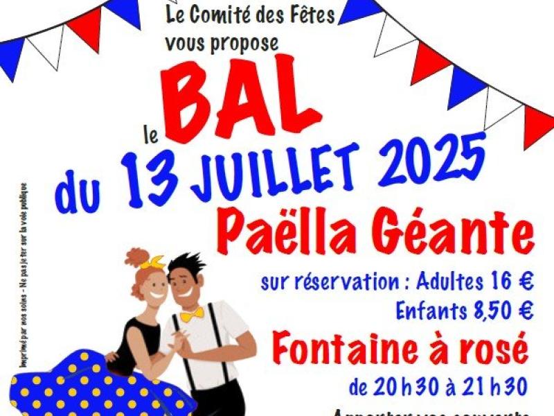 BAL DU 13 JUILLET 2025