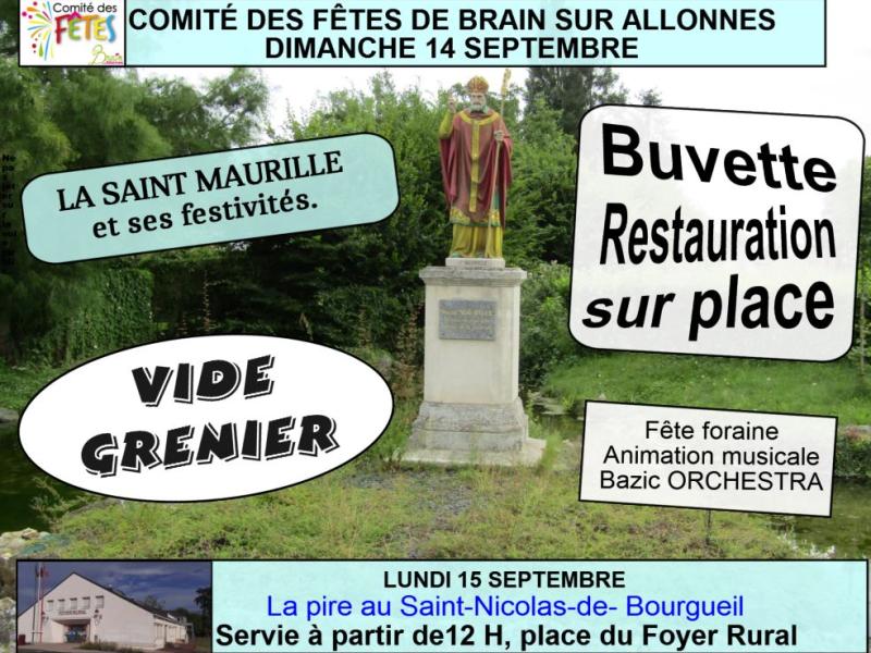 SAINT MAURILLE - Dimanche 14 et lundi 15 septembre 2025