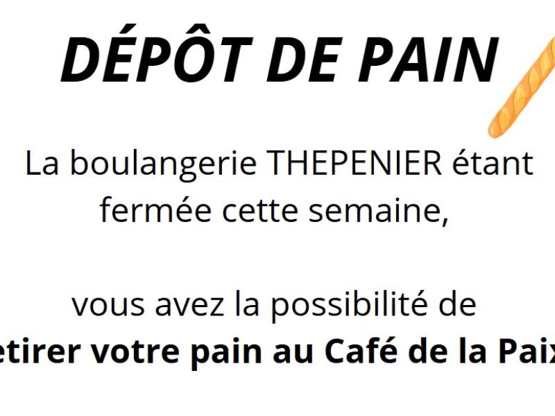 DÉPÔT DE PAIN 🥖