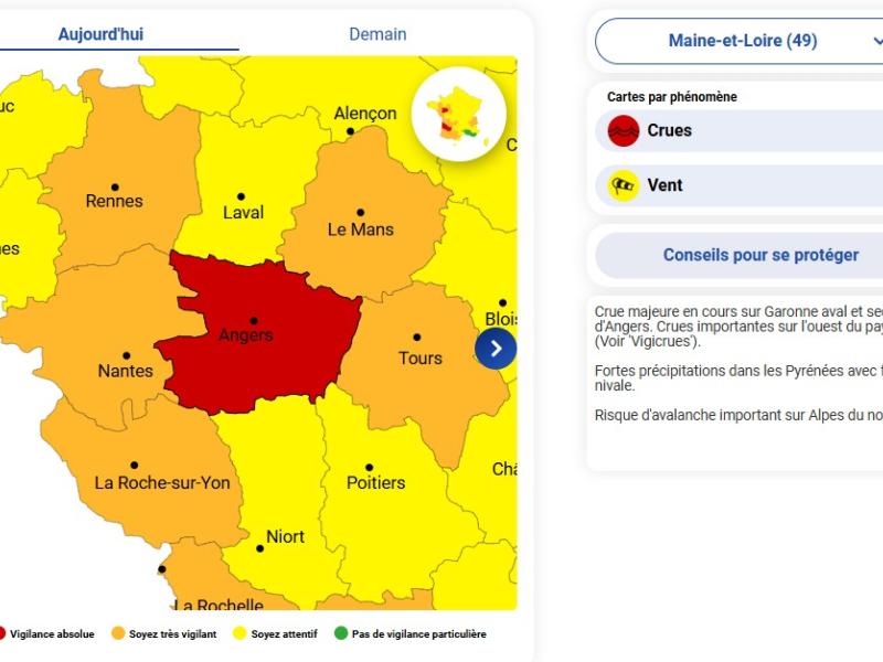 PREFECTURE – Vigilance rouge crue ⚠️