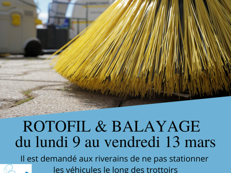 ROTOFIL ET BALAYAGE